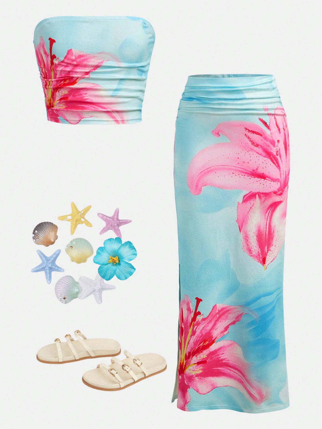 Skirts - Girlism Light Blue Tween Girls' Summer