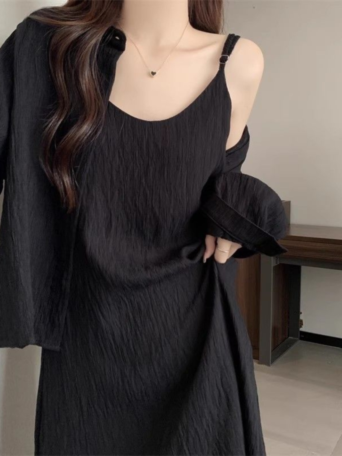 Korean Style A Line Shirt Dress - plus Size Summer Loose Women's Dress