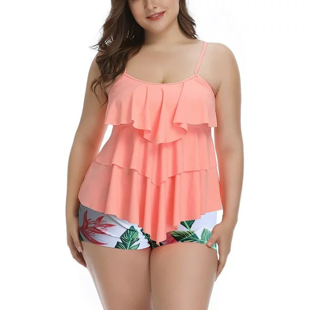 Tankini Woman Bikini Floral Pr - Tops recension och pris