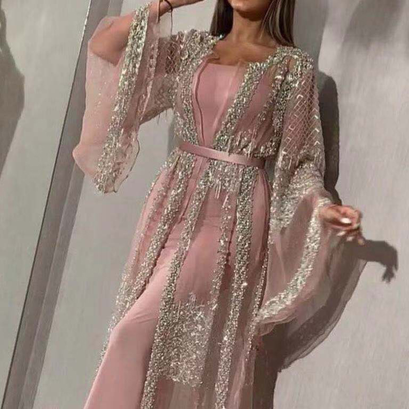 Elegant Women Glitter Flared L - French Vintage Floral Midi Dress recension och pris