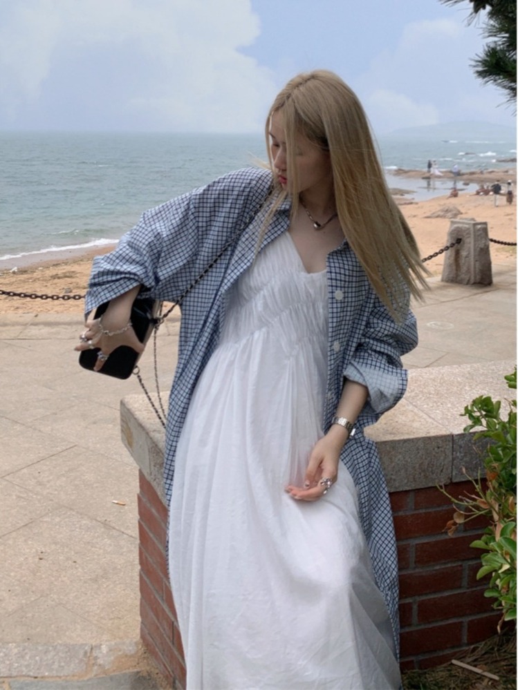 Chic plus Size Set Lazy Style  - Korean Style A Line Shirt Dress recension och pris