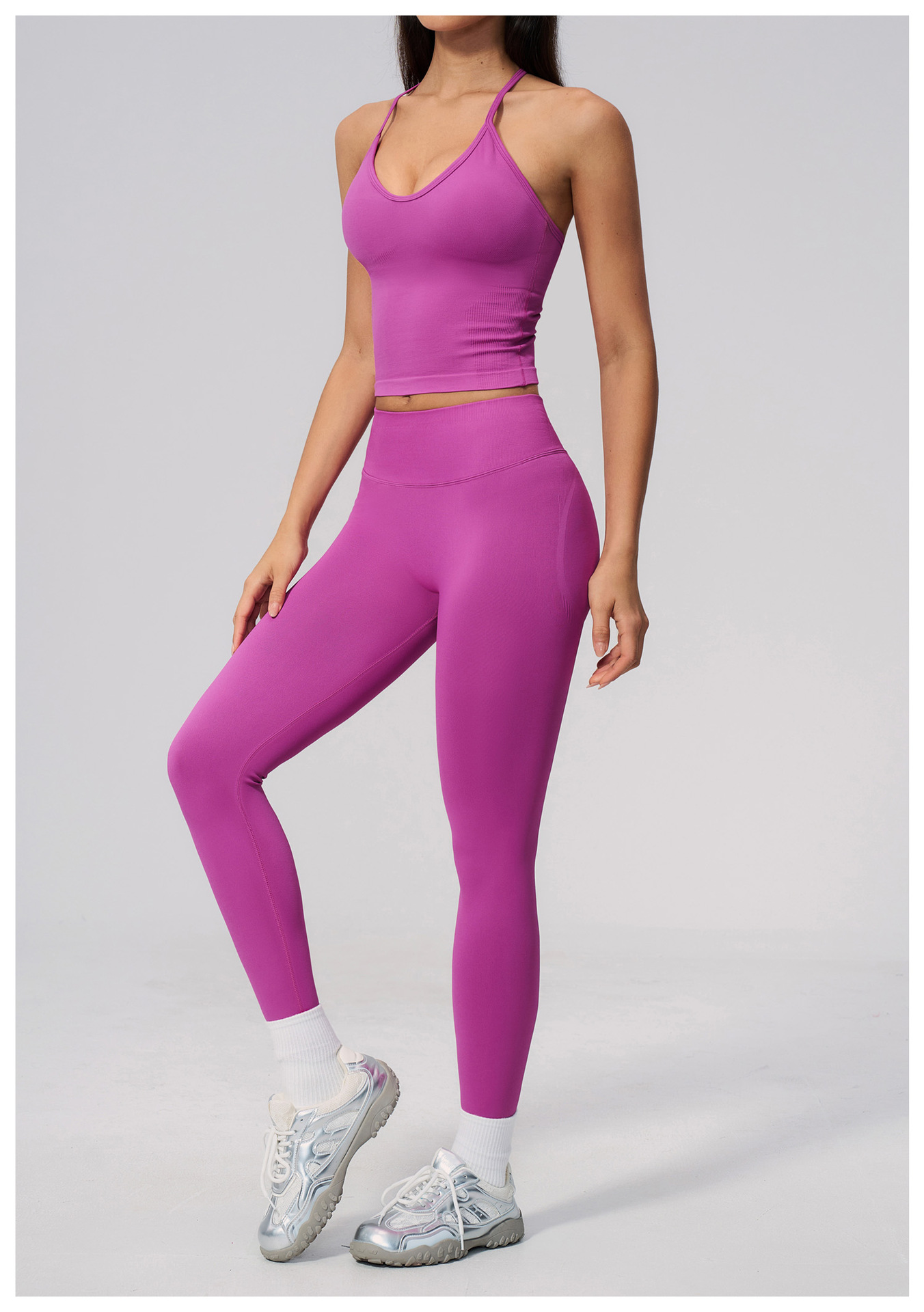 Luxury Designer Seamless Yoga  - Seamless Ribbed Workout Tank Top recension och pris