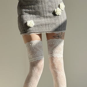 1 Pair Women's Over-Knee Socks - Jeans recension och pris