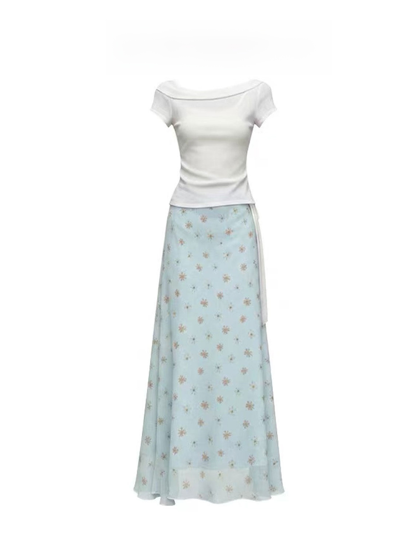 Korean Design A-Line Fish Tail - Korean Style A Line Shirt Dress recension och pris