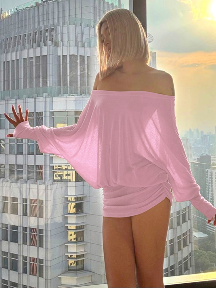New Fashion Off Shoulder Sheer - Sexy Mesh Sheer Bodycon Dress recension och pris