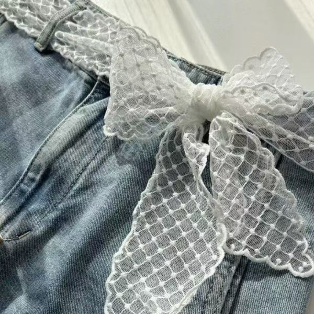 Sweet White Lace Belt for Wome - Jeans recension och pris