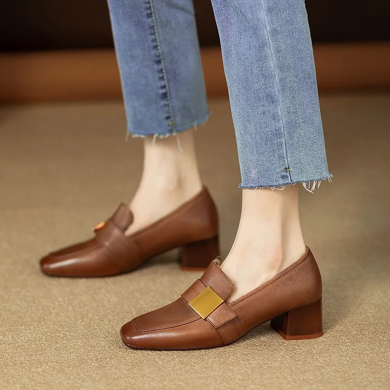 women Fashion Leather Pumps El - Jeans recension och pris