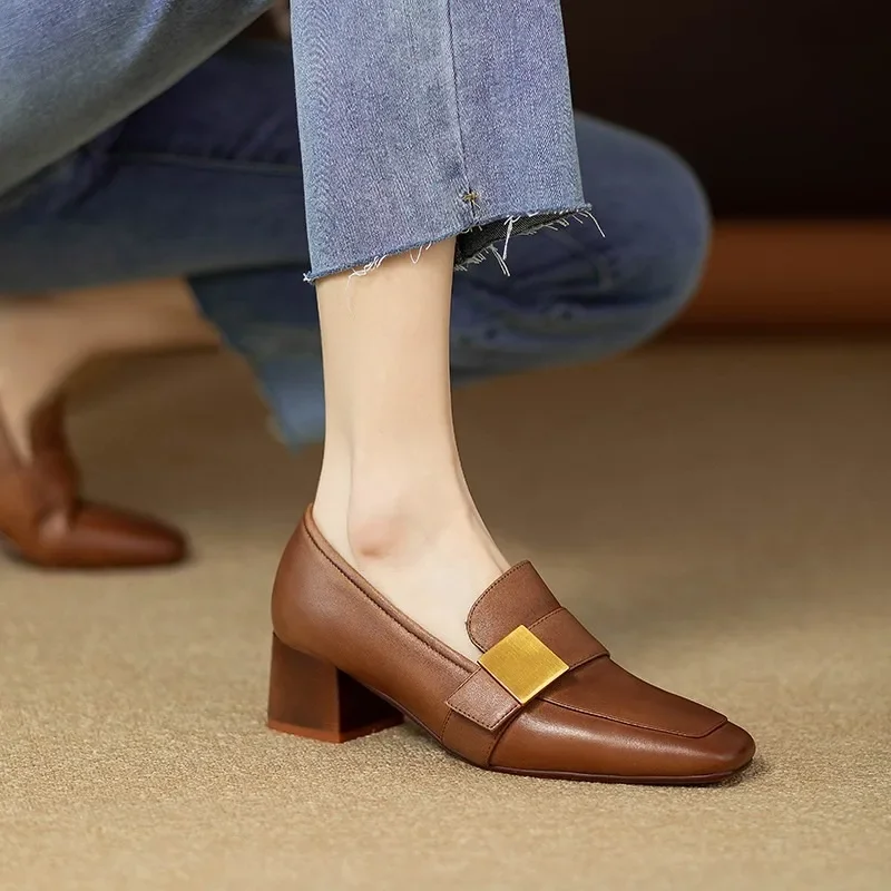 women Fashion Leather Pumps El - Jeans recension och pris