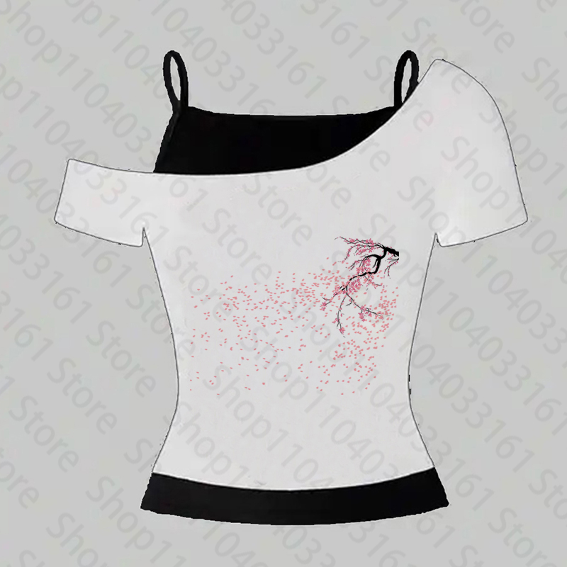 Aesthetic Gothic Punk Baby Tee - Y2K Graphic Baby Tee Crop recension och pris