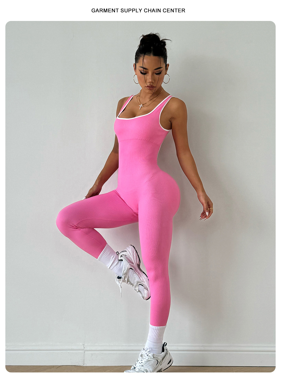 Jumpsuit for Women Workout Sea - Seamless Ribbed Workout Tank Top recension och pris