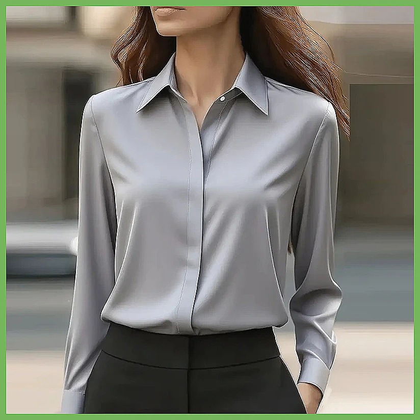 New Women's Office Blouse Long - Blouses recension och pris