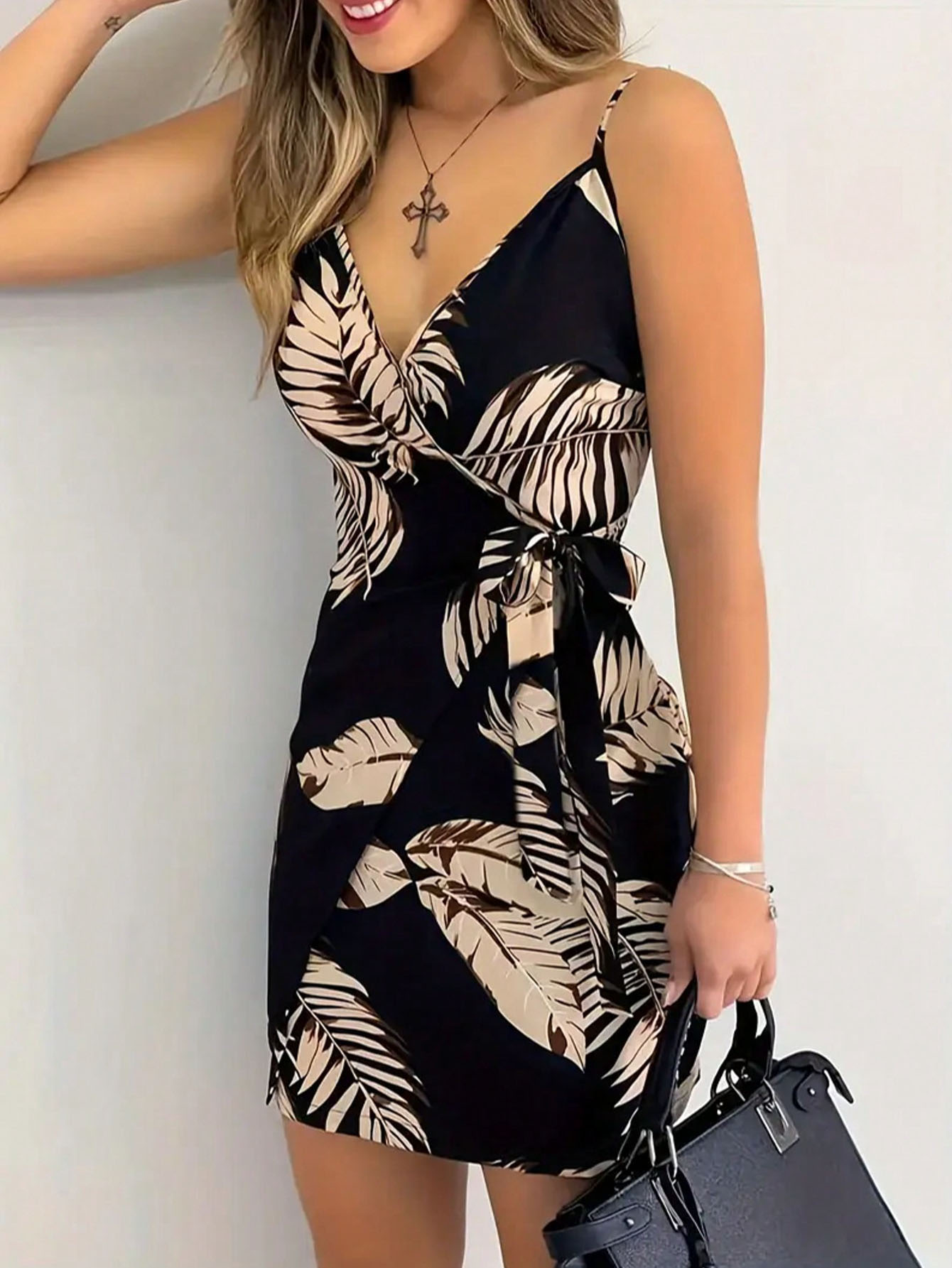 Women's Floral Print Spaghetti - French Vintage Floral Midi Dress recension och pris