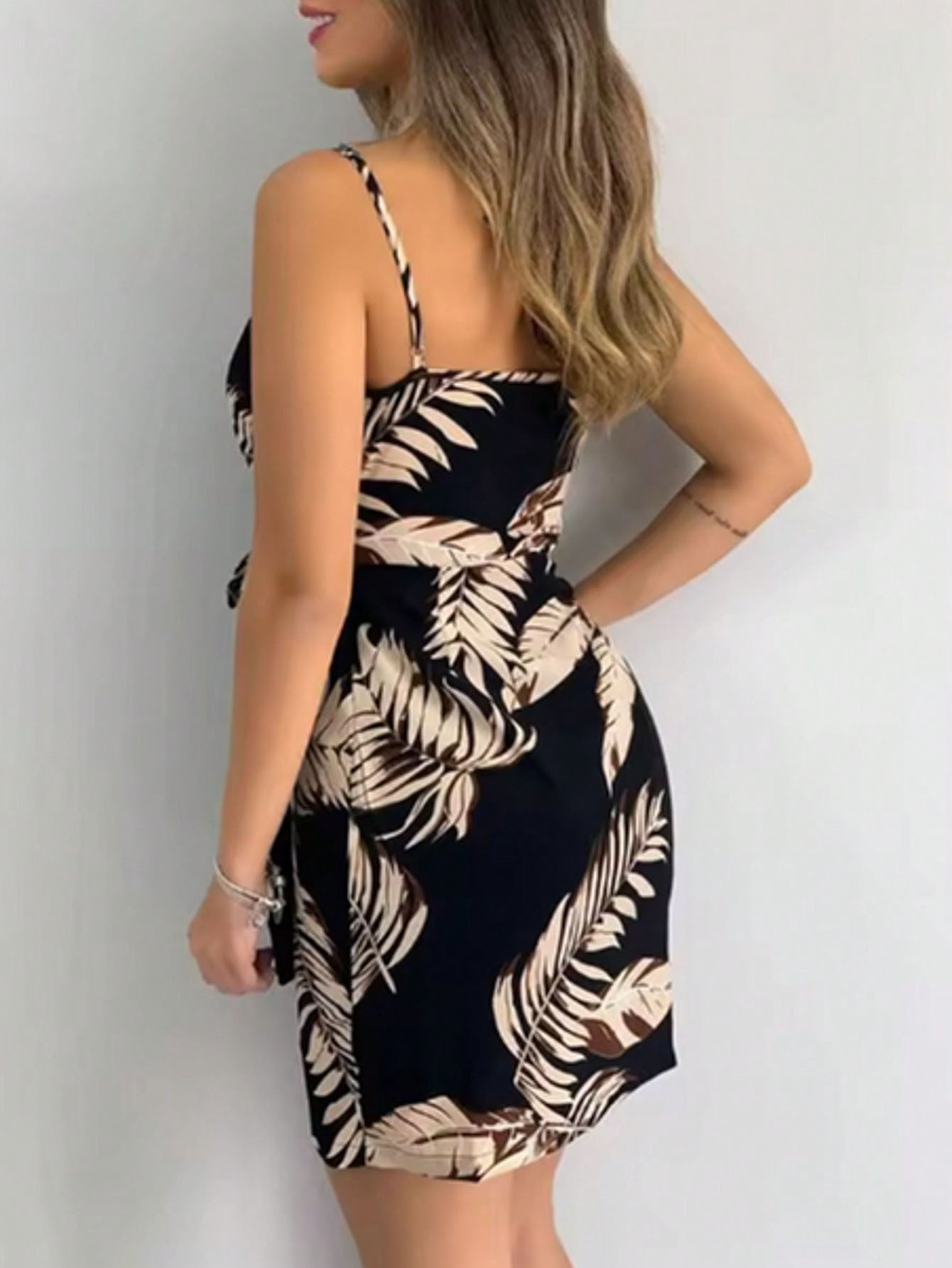 Women's Floral Print Spaghetti - French Vintage Floral Midi Dress recension och pris