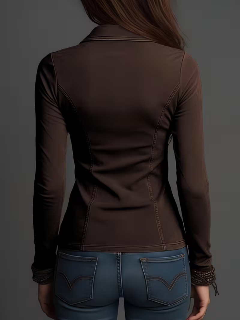 Women's Slim Fit Lapel Shirt,  - Blouses recension och pris