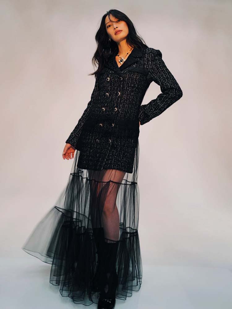VC Women’s Tweed Blazer Dress  - Tweed Two Piece Blazer Dress recension och pris