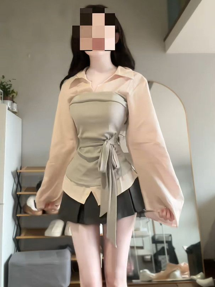 Women's plus Size Korean Style - Korean Style A Line Shirt Dress recension och pris