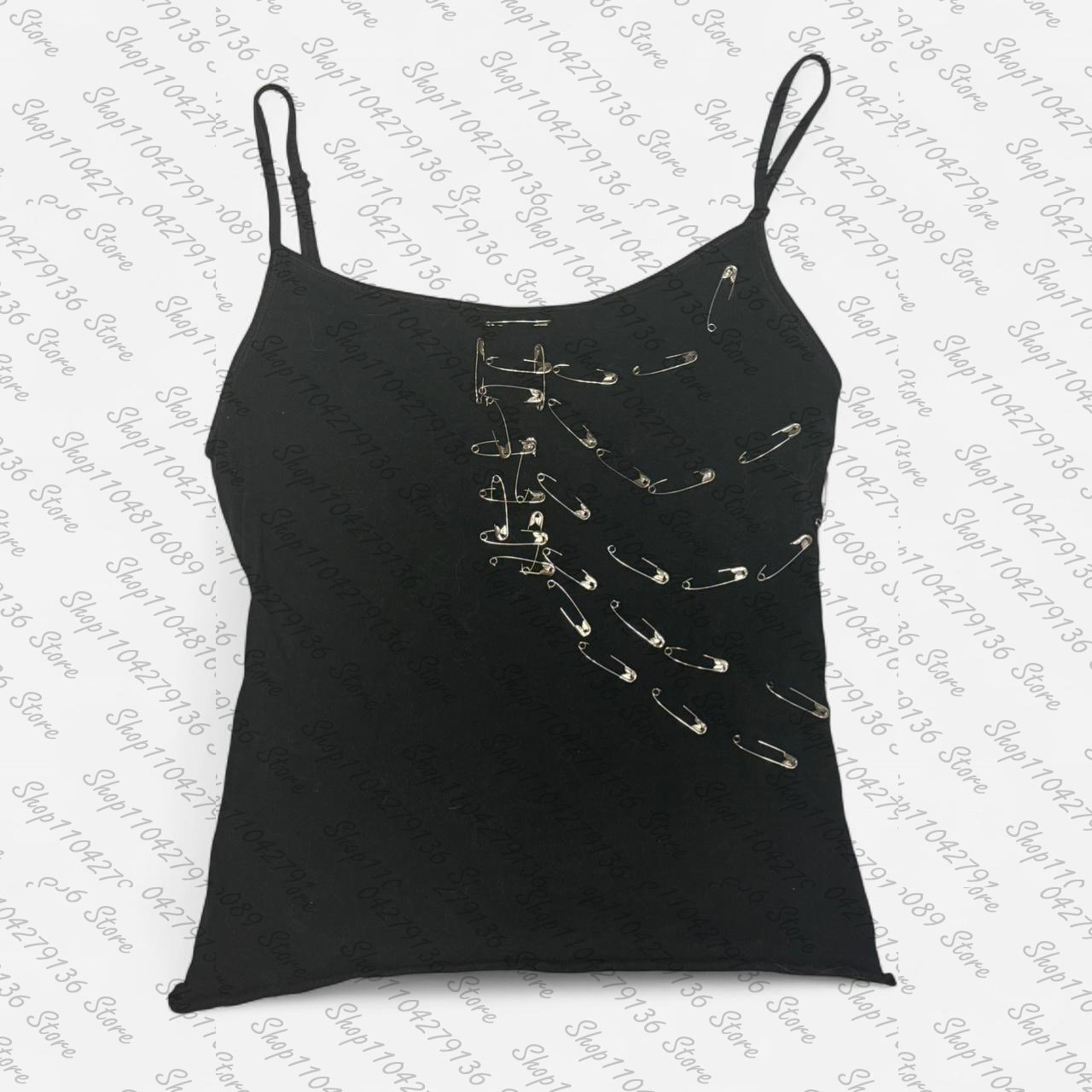 Vintage Punk Gothic Camisole T - Y2K Graphic Baby Tee Crop recension och pris