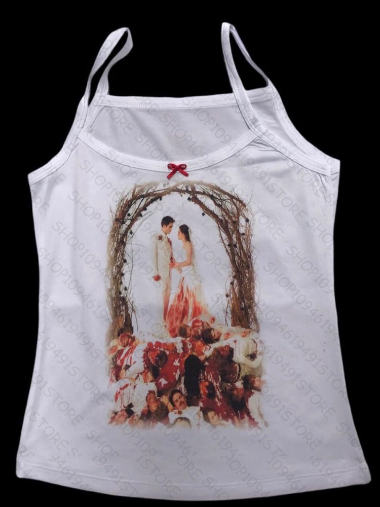Anime Graphics Camisole Grunge - Y2K Graphic Baby Tee Crop recension och pris