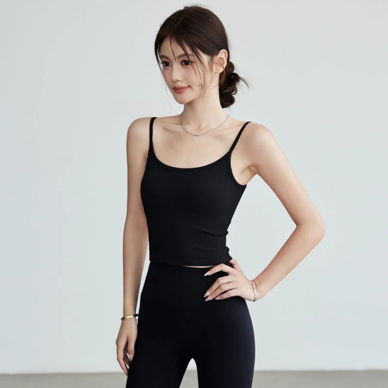 Women Seamless Ribbed Yoga Cam - Seamless Ribbed Workout Tank Top recension och pris