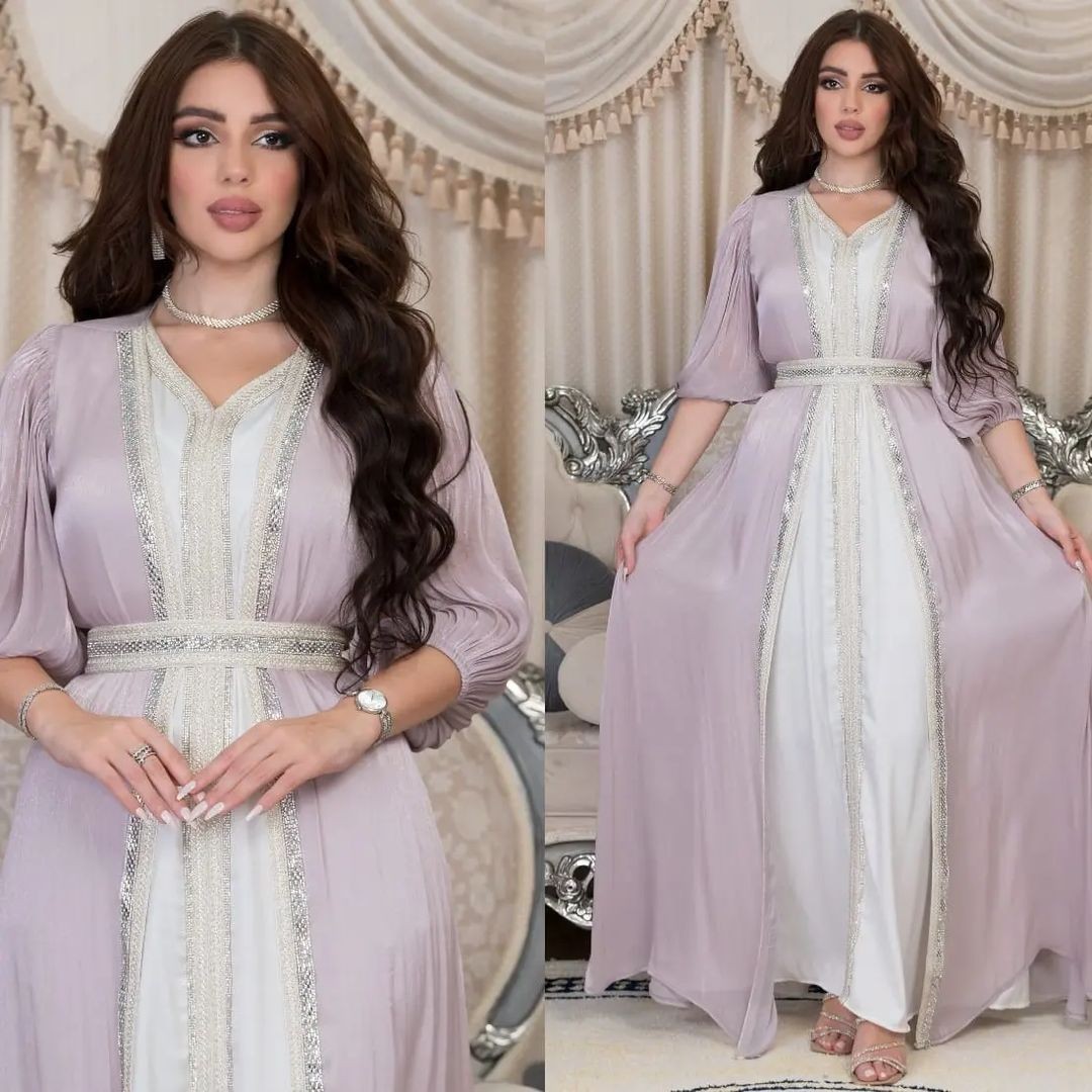 Lavender Sequin Dress V Neck P - Dresses recension och pris